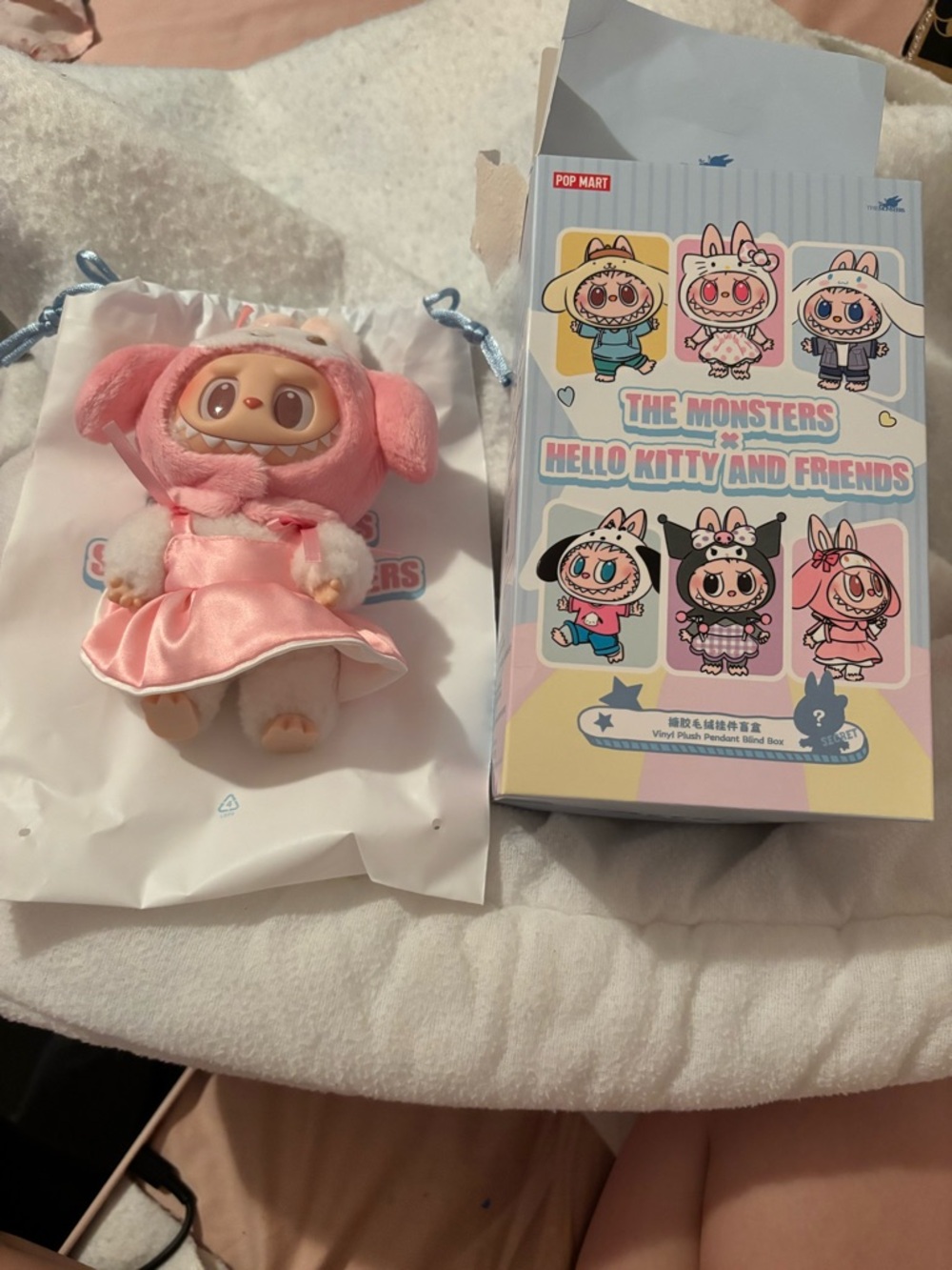 The Monsters x Sanrio my melody labubu